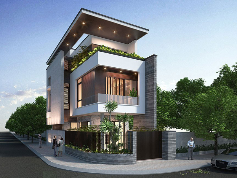 &nbsp;Nhà phố 4 tầng sở hữu vẻ đẹp tinh tế của kiến trúc hiện đại